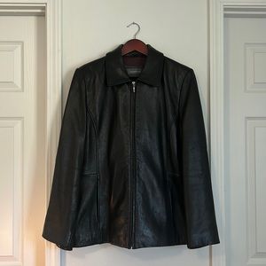 Vintage 100% genuine leather jacket